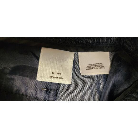 ANNE KLEIN WIDE-LEG CHAMBRAY DENIM PANTS SIZE US 8 - Picture 6 of 6